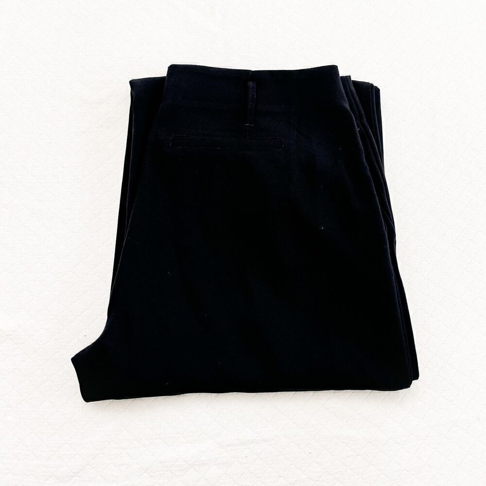 Joie Wide Leg Dress Pant Black Pleated Front Size 6